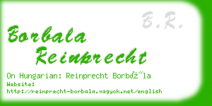 borbala reinprecht business card